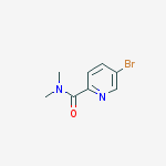 Structure of 5-BROMO-PYRIDINE-2-CARBOXYLIC ACID DIMETHYLAMIDE