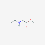methyl 2-(ethylamino)acetate结构式