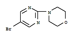 Chemical structure of 5-BROMO-2-MORPHOLIN-1-YL-PYRIMIDINE