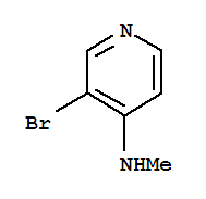 Structure of 4-Pyridinamine,3-bromo-N-methyl-