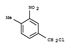 Structure of 4-Methyl-3-nitrobenzyl chloride