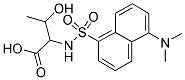 N-DANSYL-DL-THREONINE CYCLOHEXYLAMMONIUM SALT结构式