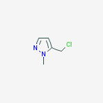 5-Chloromethyl-1-methylpyrazole结构式
