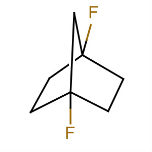 Structure of Bicyclo[2.2.1]heptane, 1,4-difluoro-