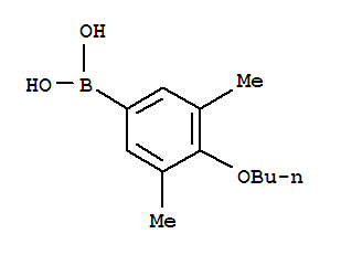 Structure of 2-BUTOXY-3,5-DIMETHYLPHENYLBORONIC ACID