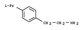 Structure of 2-[4-(propan-2-yl)phenyl]ethanaminium