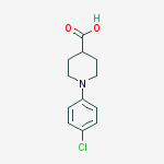 Structure of 1-(4-Chlorophenyl)-4-piperidinecarboxylic acid