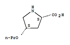 L-Proline, 4-propoxy-,(4S)-结构式