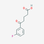 Structure of 5-(3-FLUOROPHENYL)-5-OXOVALERIC ACID