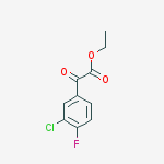 Structure of ETHYL 3-CHLORO-4-FLUOROBENZOYLFORMATE
