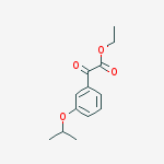 Structure of ETHYL 3-ISO-PROPOXYBENZOYLFORMATE