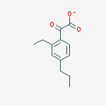 ETHYL 4-N-PROPYLBENZOYLFORMATE结构式