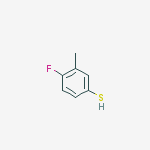 4-Fluoro-3-methylbenzene-1-thiol结构式