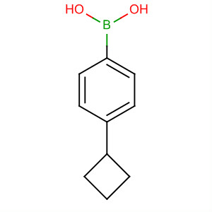 Boronic acid, (4-cyclobutylphenyl)-结构式