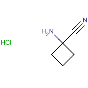 1-aminocyclobutanecarbonitrile hydrochloride结构式