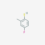 Structure of 4-Fluoro-2-methylbenzenethiol