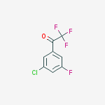 Structure of 1-(3-CHLORO-5-FLUORO-PHENYL)-2,2,2-TRIFLUORO-ETHANONE