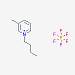 Structure of N-BUTYL-3-METHYLPYRIDINIUM HEXAFLUOROPHOSPHATE