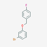 3-(4-FLUOROBENZYLOXY)-BROMOBENZENE结构式