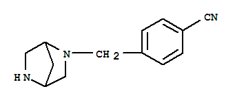 Structure of (1S,4S)-(+)-4-(2,5-DIAZA-BICYCLO[2.2.1]HEPT-2-YLMETHYL)-BENZONITRILE DIHYDROCHLORIDE