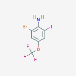 Structure of 2-BROMO-6-IODO-4-(TRIFLUOROMETHOXY)ANILINE