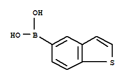 Structure of 1-Benzothien-5-ylboronic acid