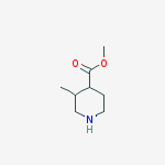 methyl 3-methylpiperidine-4-carboxylate结构式
