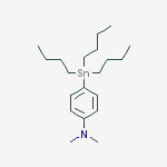 N,N-Dimethyl-4-(tributylstannyl)aniline结构式