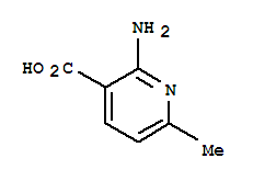 Structure of 2-AMINO-6-METHYL-3-PYRIDINECARBOXYLIC ACID