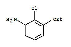 Structure of Benzenamine, 2-chloro-3-ethoxy-