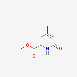 Methyl 4-methyl-6-oxo-1h-pyridine-2-carboxylate结构式