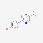 Structure of 5-AMINO-2-(4-BROMOPHENYL)PYRIMIDINE