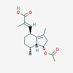 Structure of 1-ACETOXYVALERENIC ACID