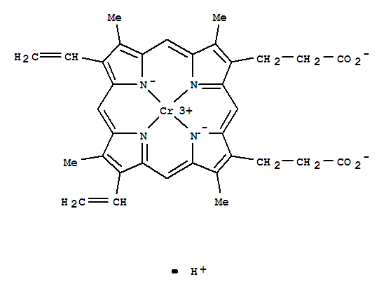 Structure of chromium protoporphyrin IX