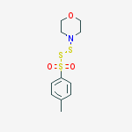Structure of 4-{[(4-methylphenyl)sulfonyl]disulfanyl}morpholine