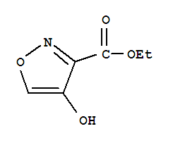 Structure of 3-Isoxazolecarboxylicacid, 4-hydroxy-, ethyl ester