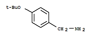 (4-叔-丁氧基苯基)甲胺结构式