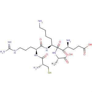 Structure of L-Alanine, L-cysteinyl-L-arginyl-L-a-glutamyl-L-lysyl-