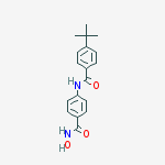 4-tert-butyl-n-[4-(hydroxycarbamoyl)phenyl]benzamide结构式