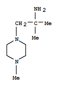 Structure of 1-Piperazineethanamine,a,a,4-trimethyl-