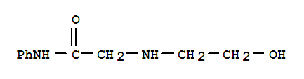 Structure of 2-(2-HYDROXYETHYLAMINO)-N-PHENYLACETAMIDE