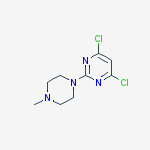 Structure of 4,6-DICHLORO-2-(4-METHYL-PIPERAZIN-1-YL)-PYRIMIDINE