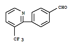 Structure of 4-(3-(Trifluoromethyl)pyridin-2-yl)benzaldehyde