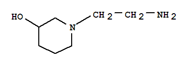 Structure of 1-(2-aminoethyl)piperidin-3-ol(SALTDATA: FREE)