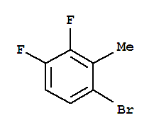 6-溴-2,3-二氟甲苯结构式