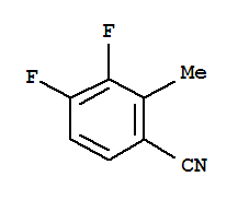 Structure of 3,4-DIFLUORO-2-METHYLBENZONITRILE