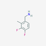 Structure of (3,4-difluoro-2-methylphenyl)methanamine