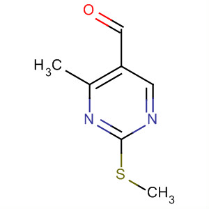 Structure of 5-Pyrimidinecarboxaldehyde, 4-methyl-2-(methylthio)-