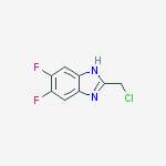 Structure of 2-Chloromethyl-5,6-difluoro-1H-benzoimidazole