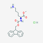 Structure of (S)-Methyl 2-((((9H-fluoren-9-yl)Methoxy)carbonyl)aMino)-6-aMinohexanoate hydrochloride
